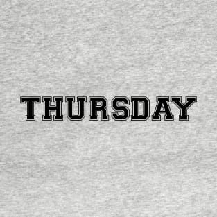 Shirt of the Day -- Thursday T-Shirt